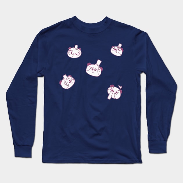 Taropan: emoticon ( dualcolor) Long Sleeve T-Shirt by Imajinfactory